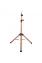 Kuaför Eğitim Mankeni İçin Metal Tripod - Sütlü Kahve + Taşıma Çantası
