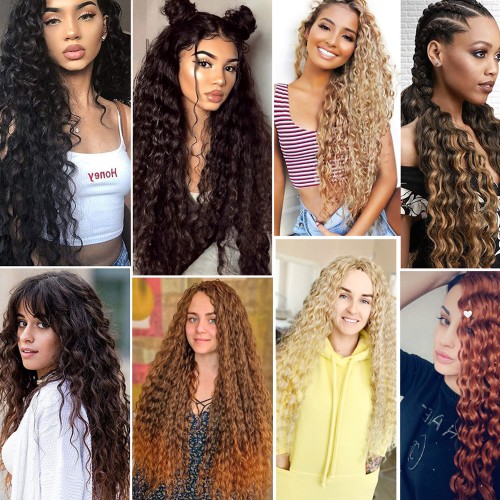 Rus Afro Dalgası Saç - Kumral