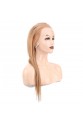 Düz Front Lace Gerçek Tül Peruk - Kumral - 60-65cm